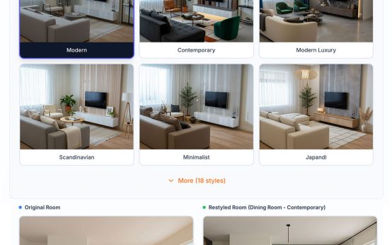 Redecora.ai ayuda a visualizar reformas y cambios de decoración mediante inteligencia artificial